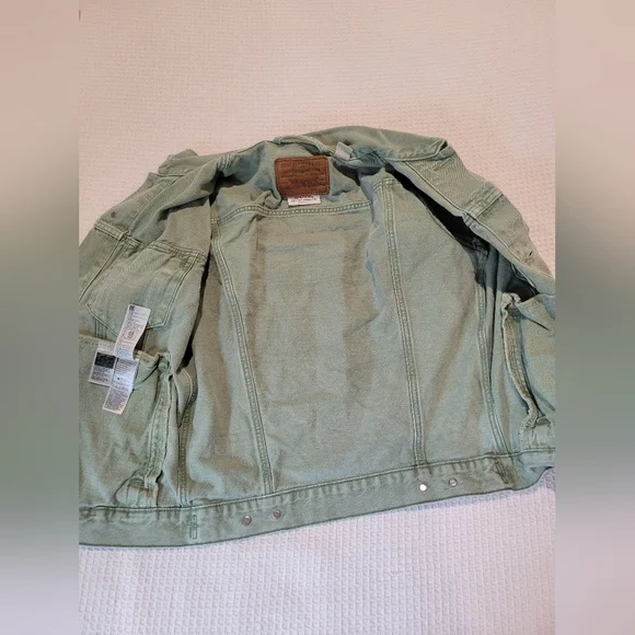Levi's Light Green Denim Jacket - Picture 13 of 13